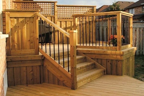 Wooden Deck - Fence Post Pro